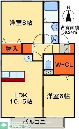 サキクサノ郷の物件間取画像